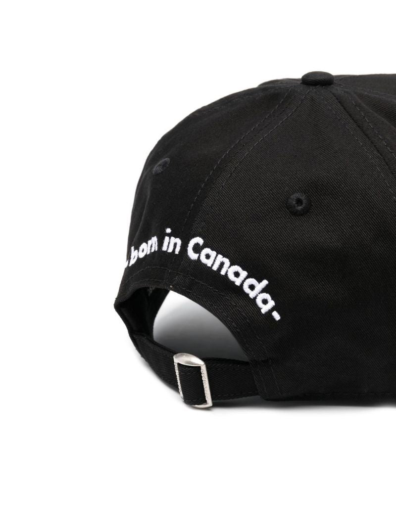 Black Logo Patch Baseball Cap