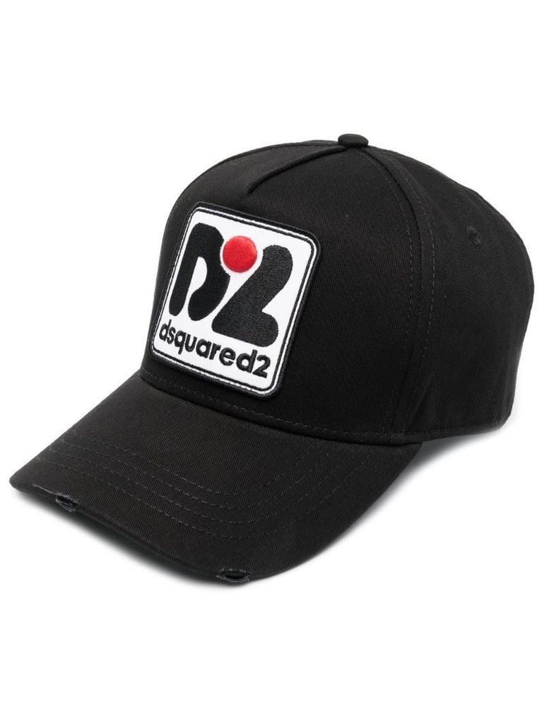 Black Logo Patch Baseball Cap