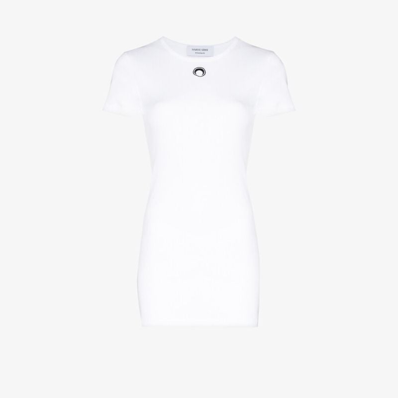 Crescent Moon Organic Cotton Mini Dress