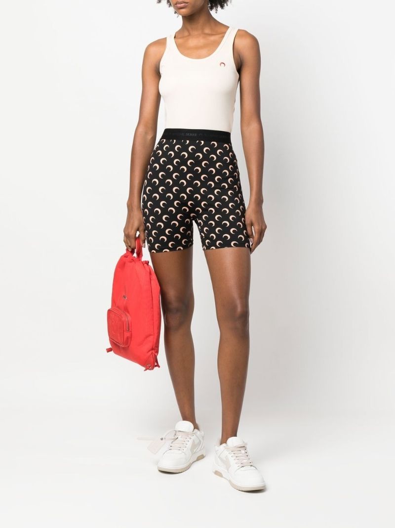 Black Stretch Cycling Shorts