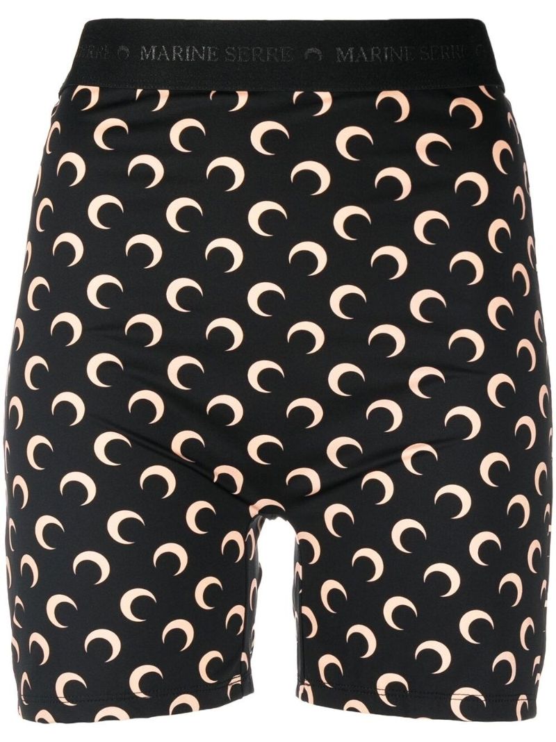 Black Stretch Cycling Shorts