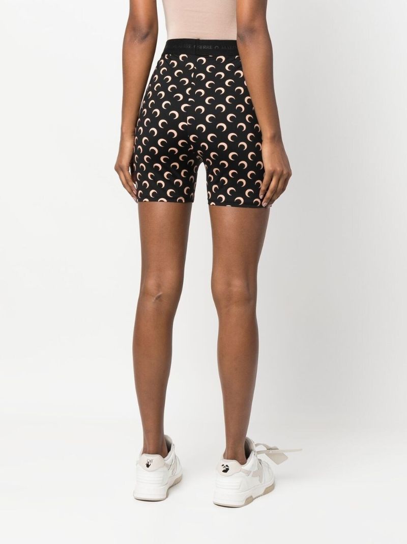 Black Stretch Cycling Shorts