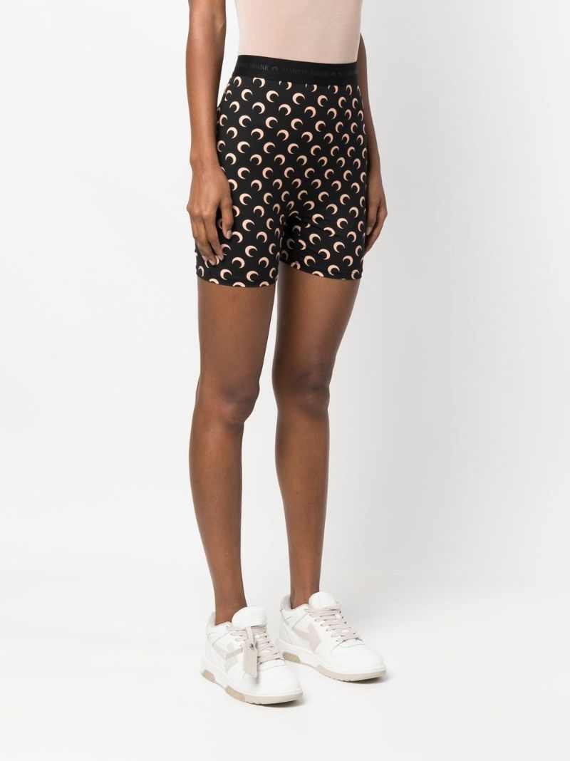Black Stretch Cycling Shorts