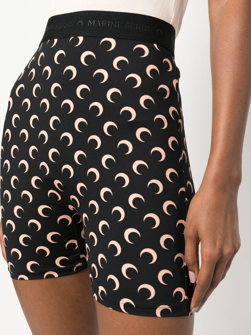 Black Stretch Cycling Shorts