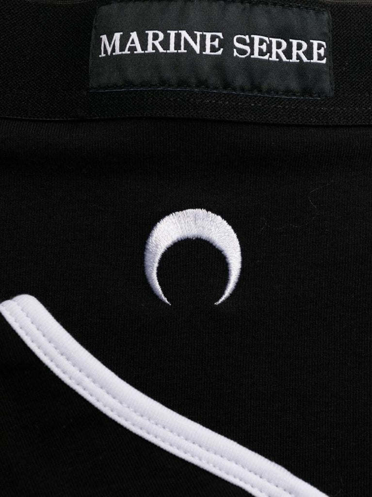 Black Crescent Moon High-waisted Briefs