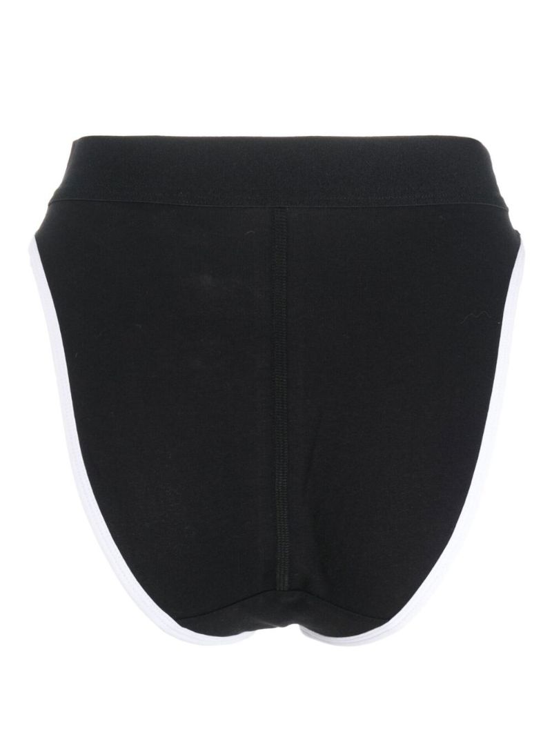Black Crescent Moon High-waisted Briefs