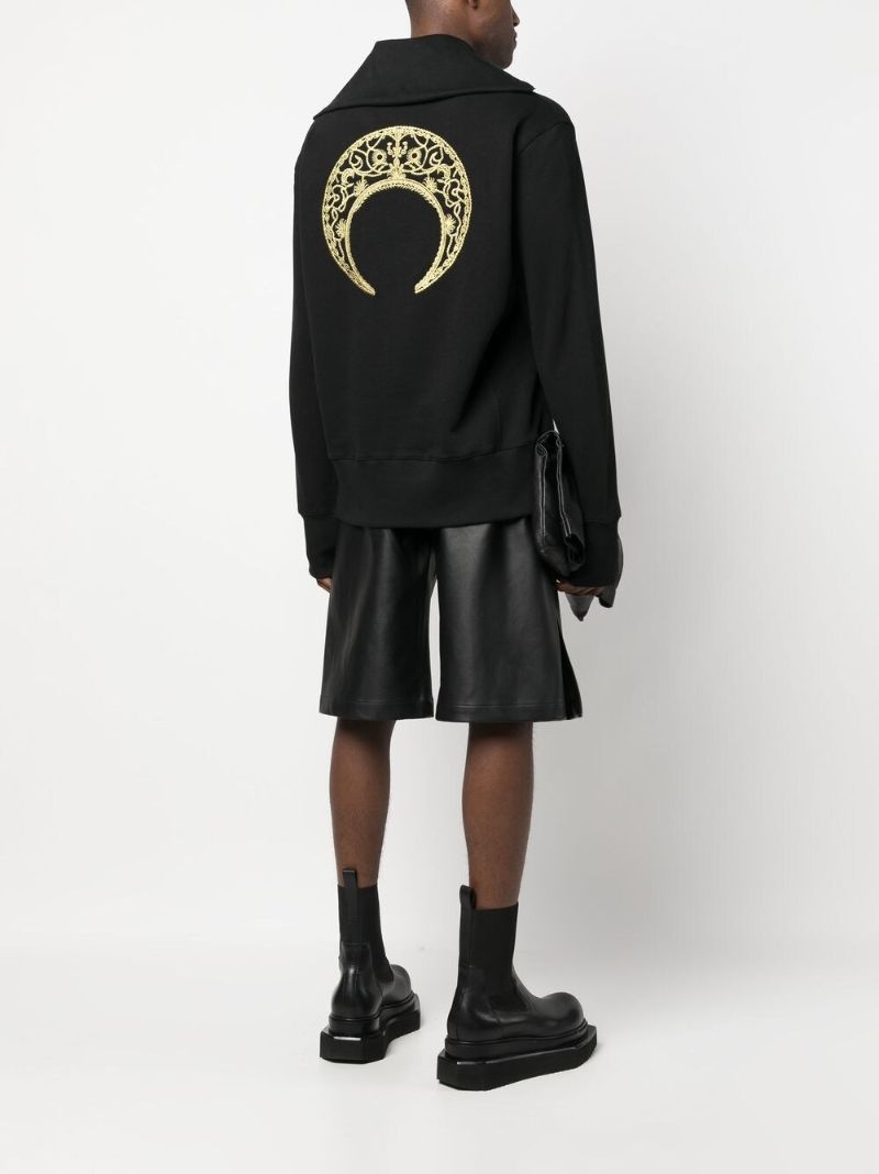 Black Organic Cotton Logo Sweatshirt
