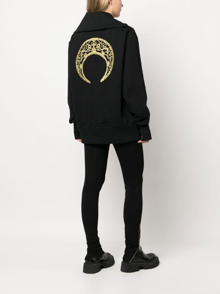 Black Organic Cotton Logo Sweatshirt