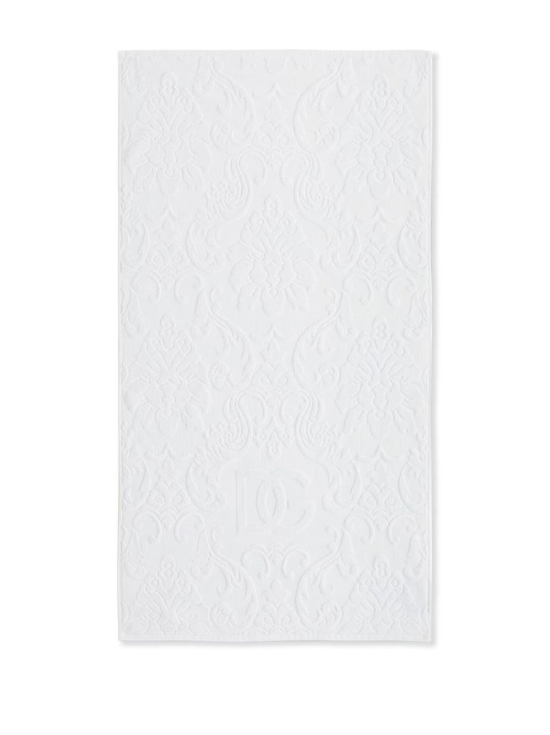 White Dg Logo Towel Set