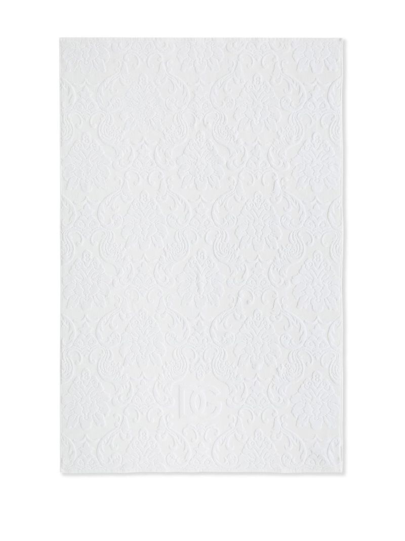 White Dg Logo Towel Set