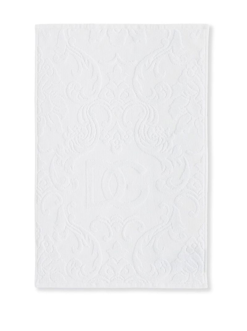 White Dg Logo Towel Set