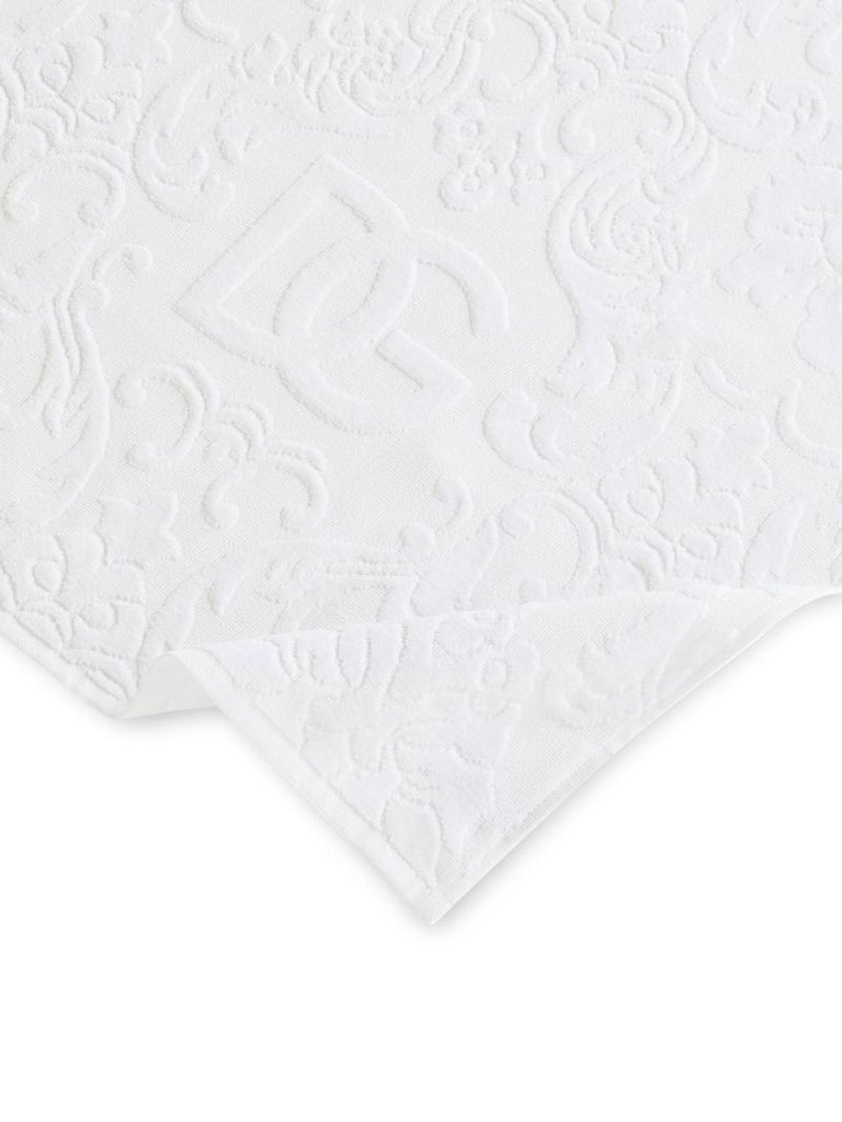 White Dg Logo Towel Set