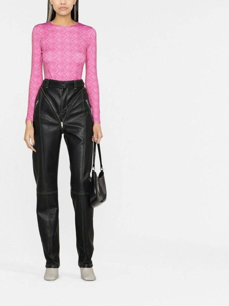 Pink Moon Diamant Print Top