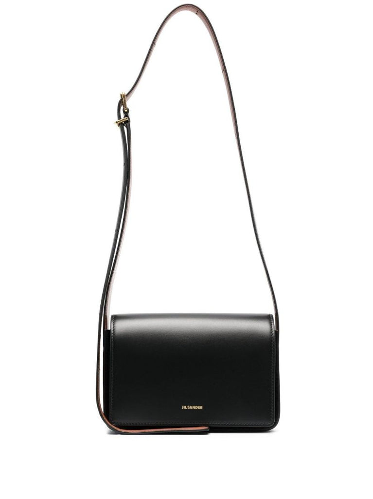 Black Small Leather Shoulder Bag
