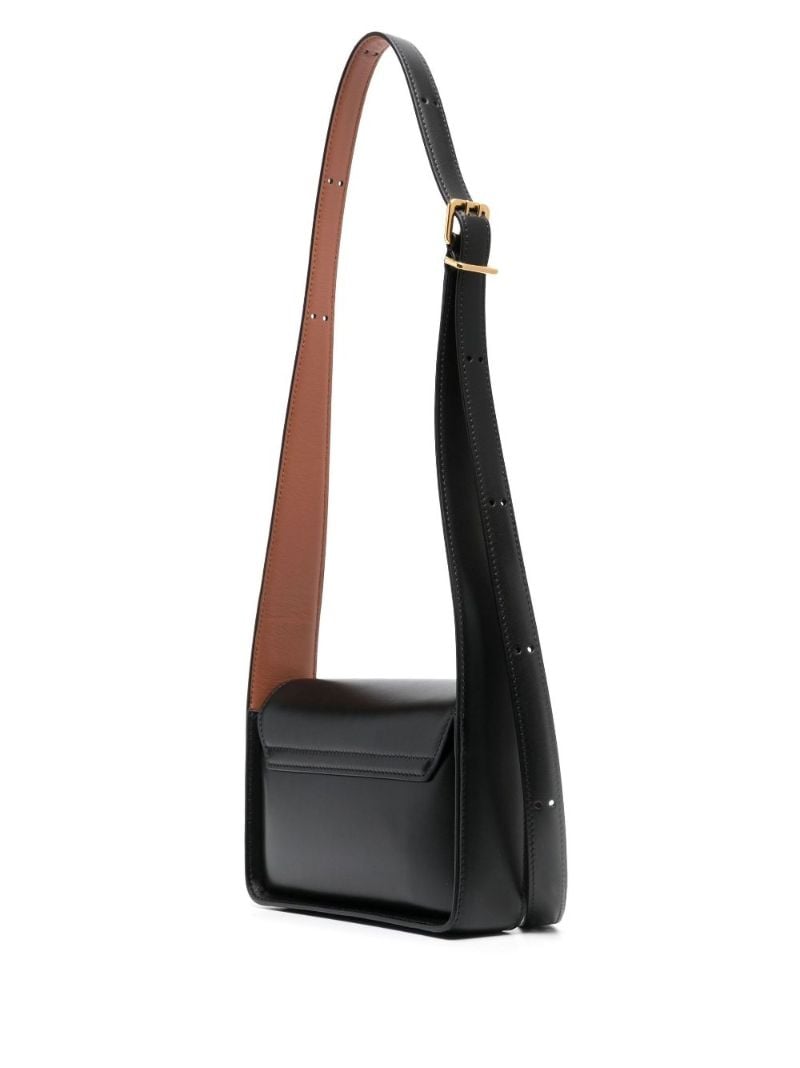 Black Small Leather Shoulder Bag