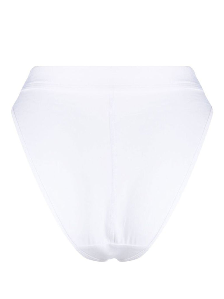 White Crescent Moon High-waisted Briefs