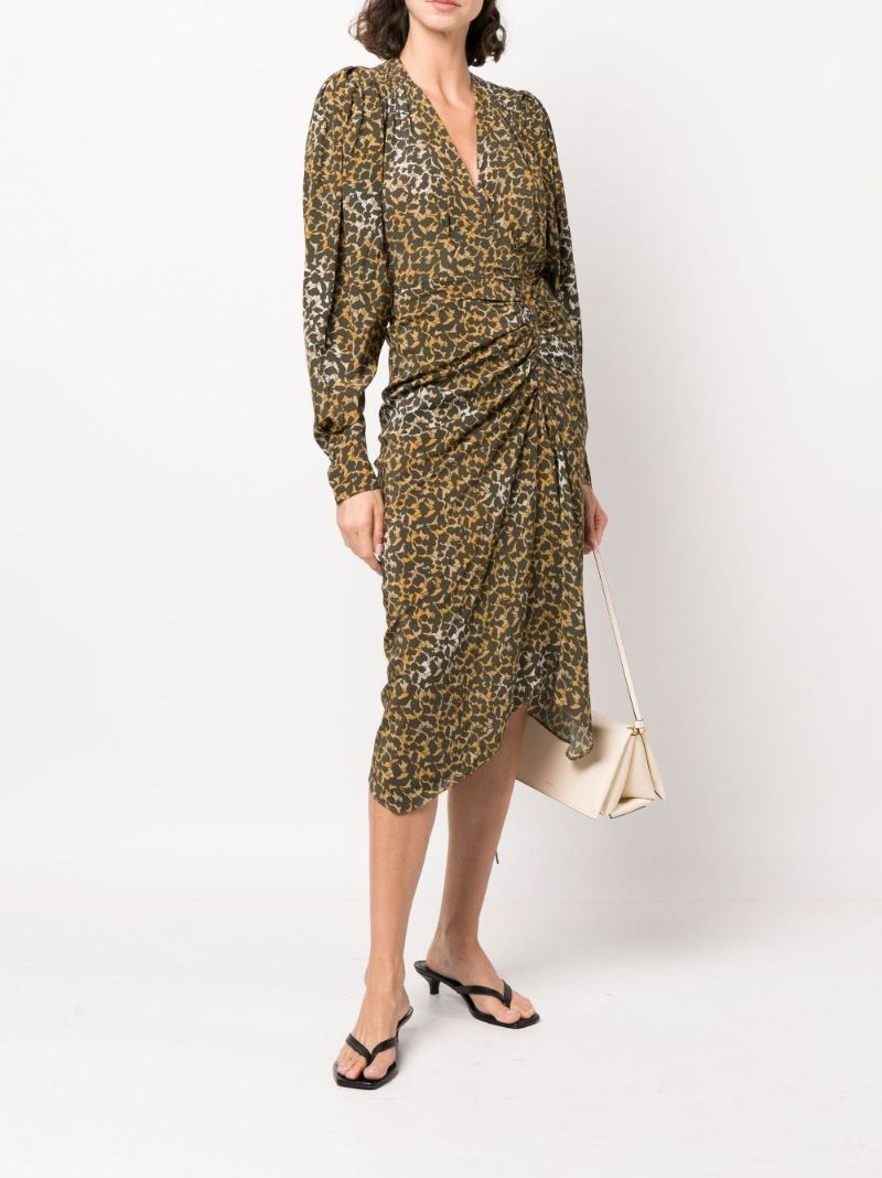 Orange Amirya Printed Blouse