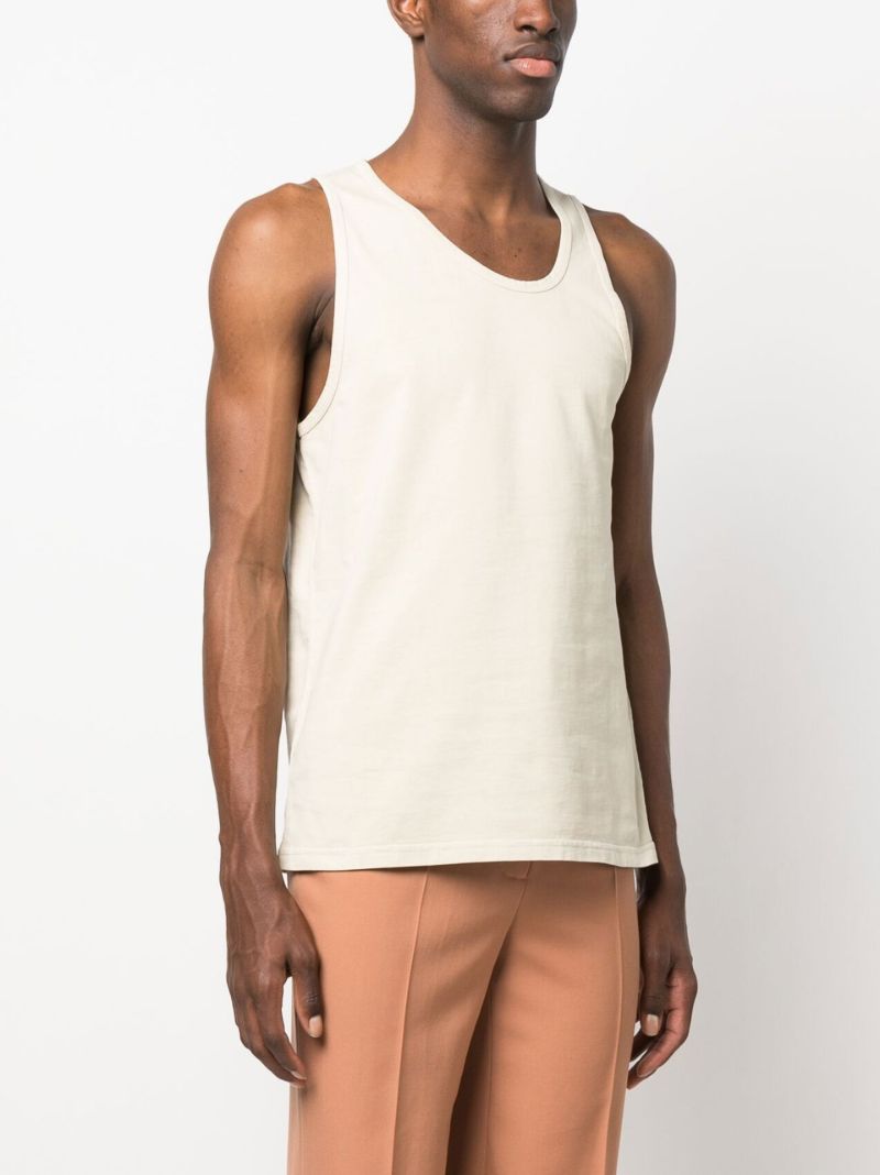 White Aziz Organic Cotton Vest