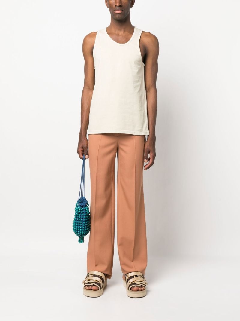 White Aziz Organic Cotton Vest