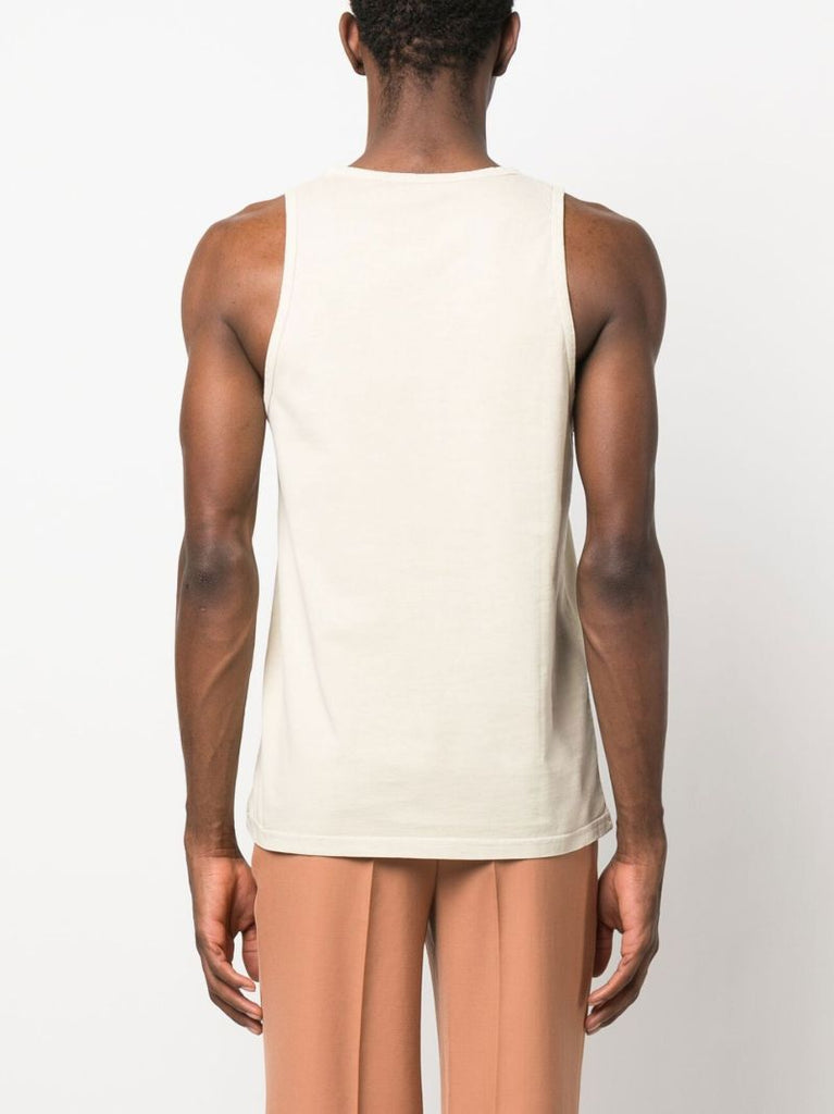 White Aziz Organic Cotton Vest