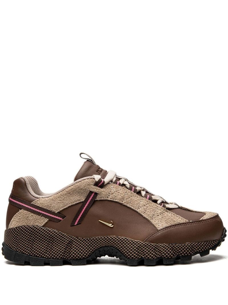 X Jacquemus Brown Air Humara Lx Leather Low-top Sneakers