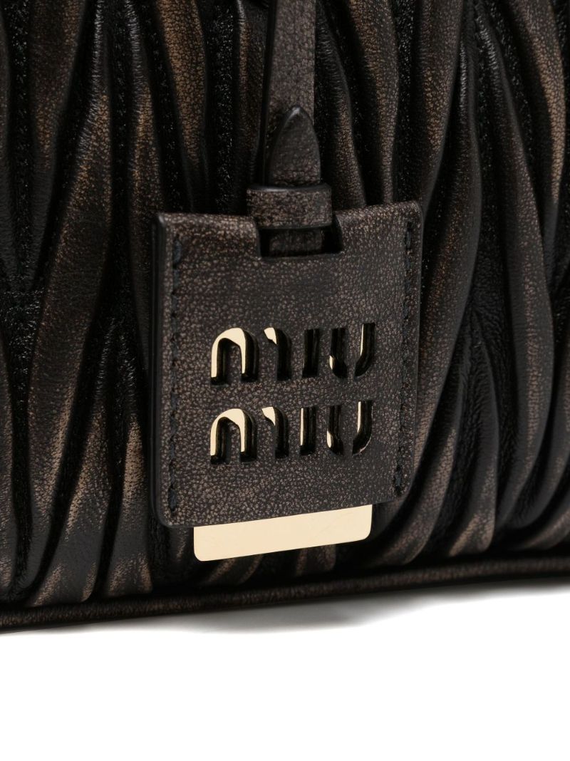 Brown Leather Top Handle Bag