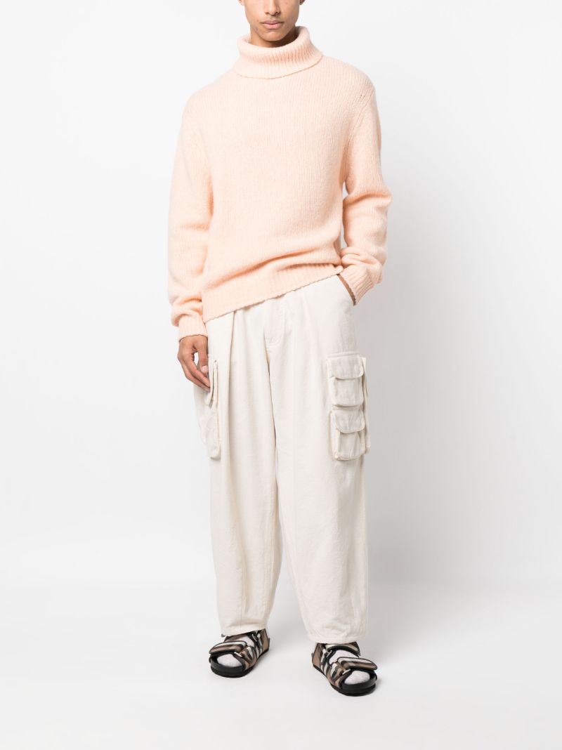 Orange Raval Rollneck Jumper