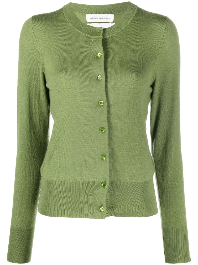 Green NÃ_x0082_Â°94 Little Cardi Cashmere Cardigan