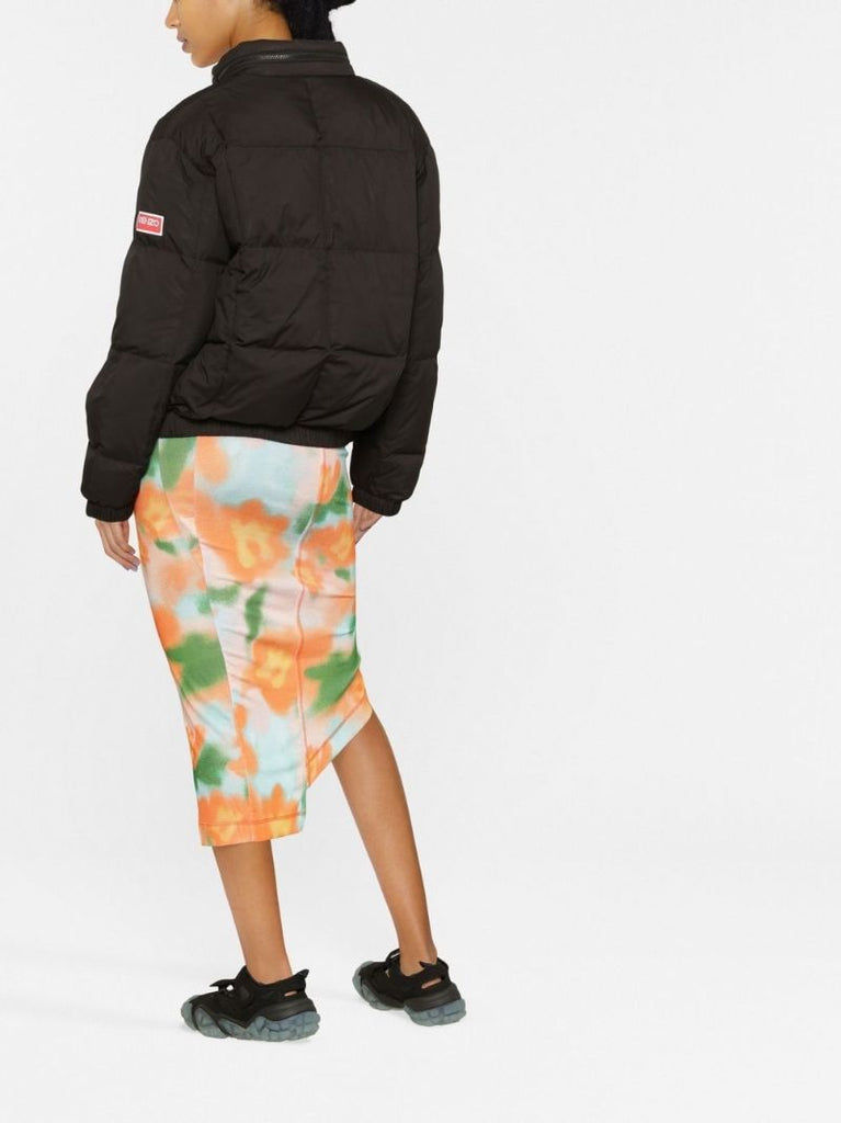 Black Hooded Puffer Jacket