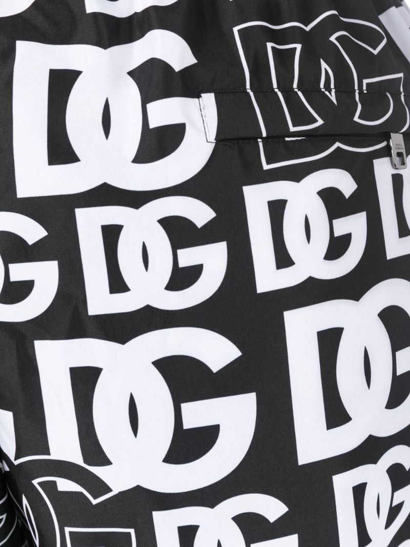 Black Logo Swim Shorts