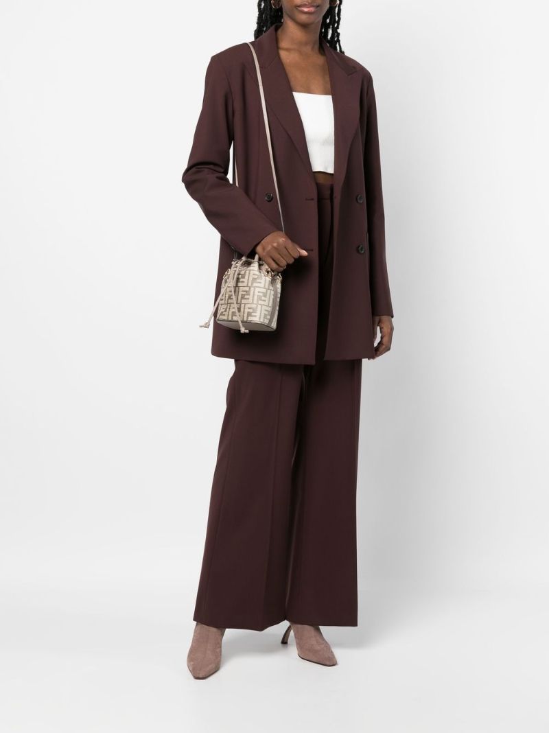 Grey Mon Tresor Mini Bucket Bag