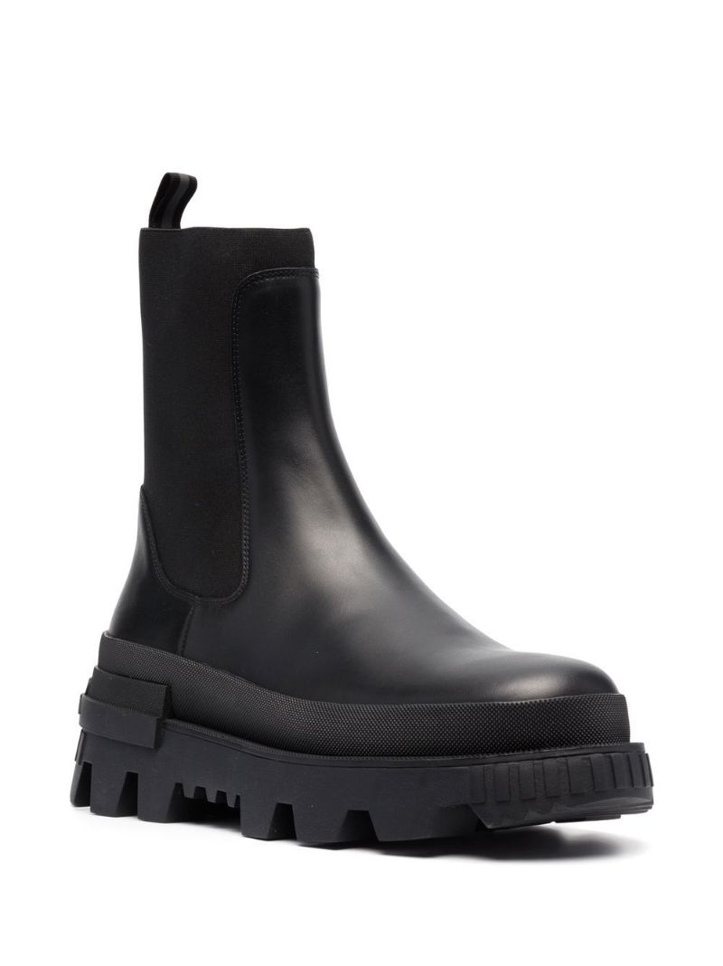 Black Neue Leather Chelsea Boots