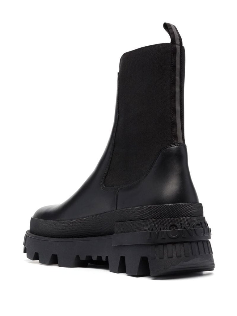 Black Neue Leather Chelsea Boots