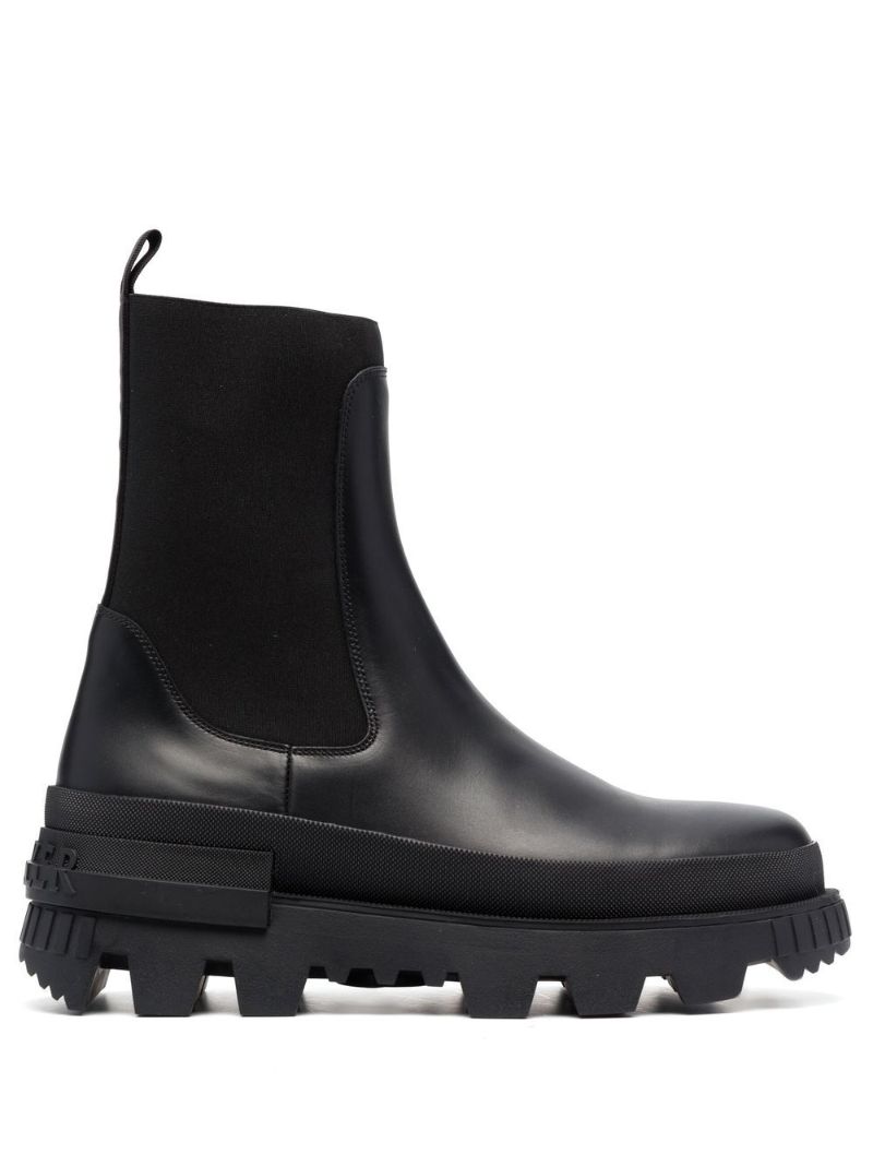 Black Neue Leather Chelsea Boots