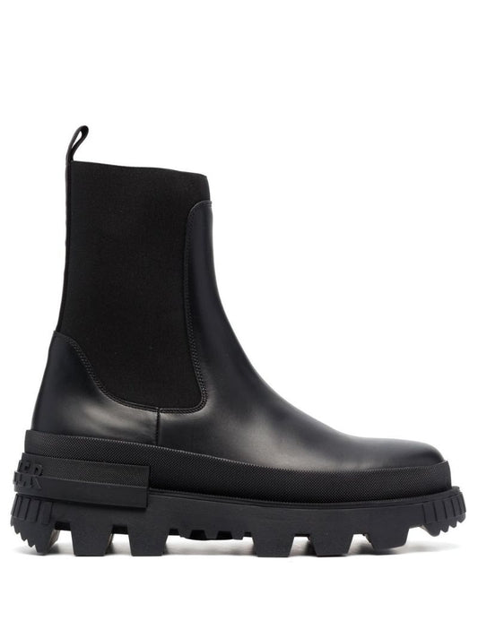 Black Neue Leather Chelsea Boots