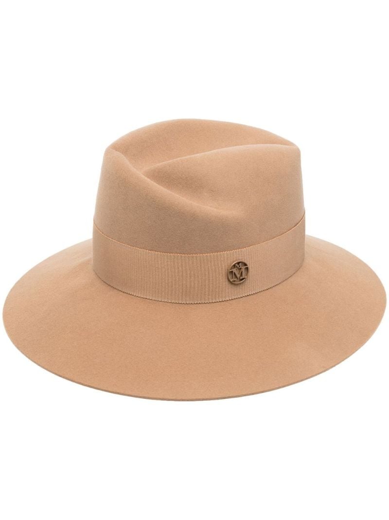 Neutral Virginie Logo Fedora Hat
