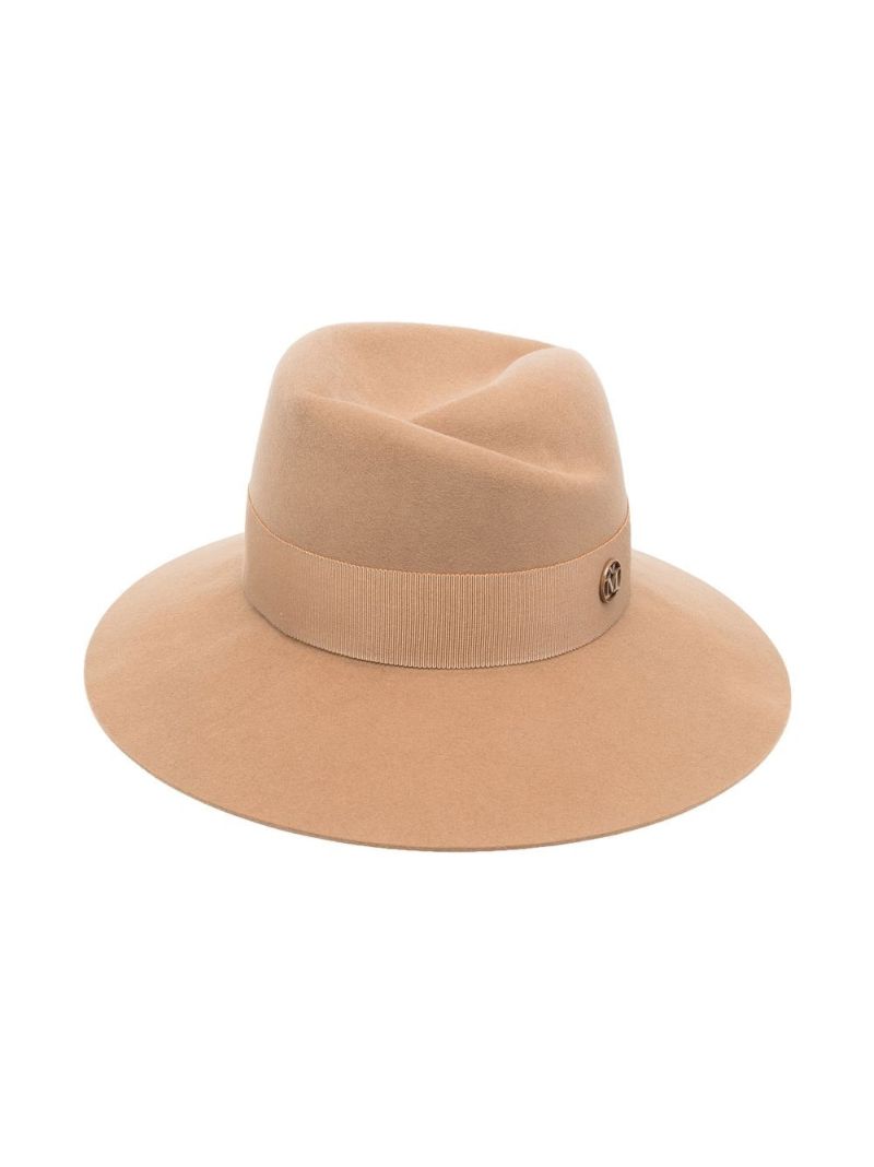 Neutral Virginie Logo Fedora Hat