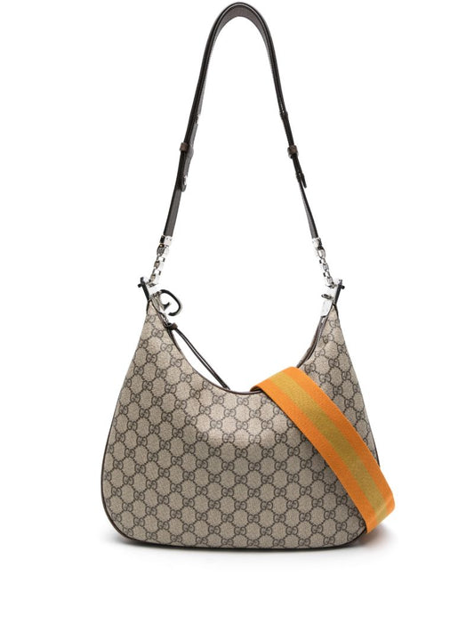 Neutral Attache Large Shoulder Bag