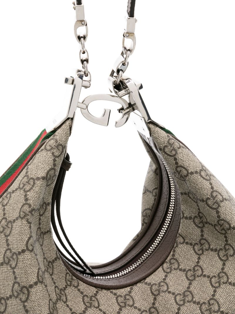 Neutral Attache Large Shoulder Bag