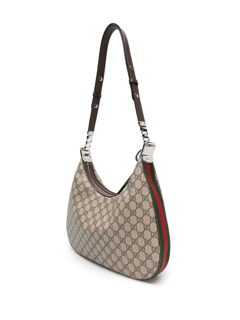 Neutral Attache Large Shoulder Bag