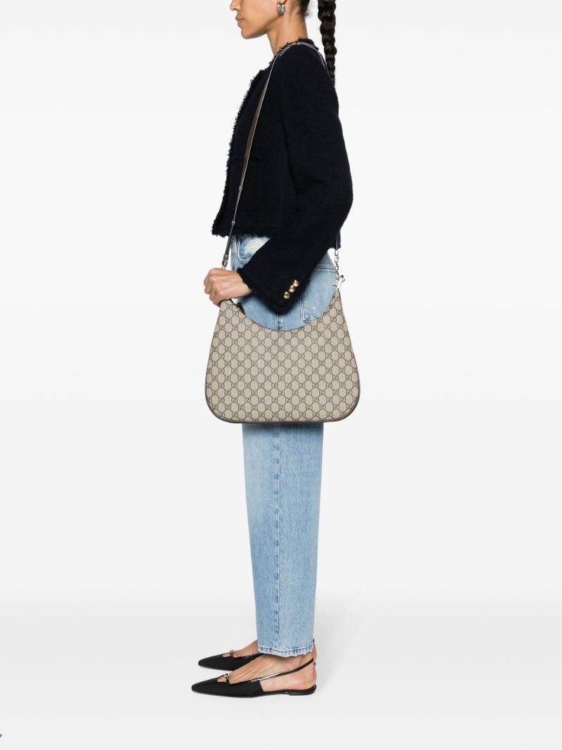 Neutral Attache Large Shoulder Bag