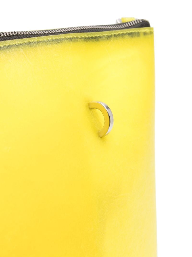 Yellow Adri Leather Shoulder Bag