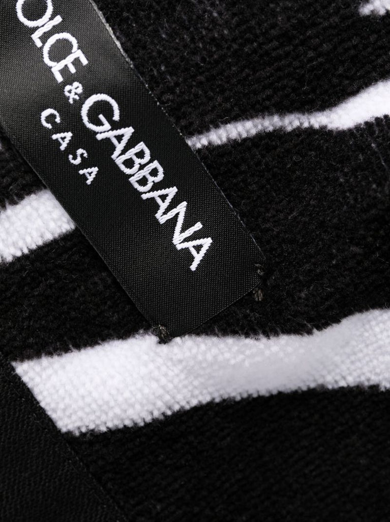 Black Zebra Print Robe