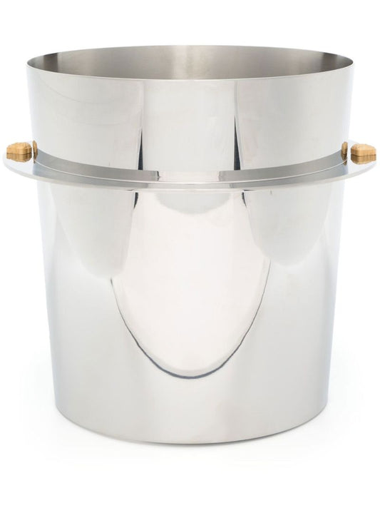Silver Medusa Emblem Champagne Bucket