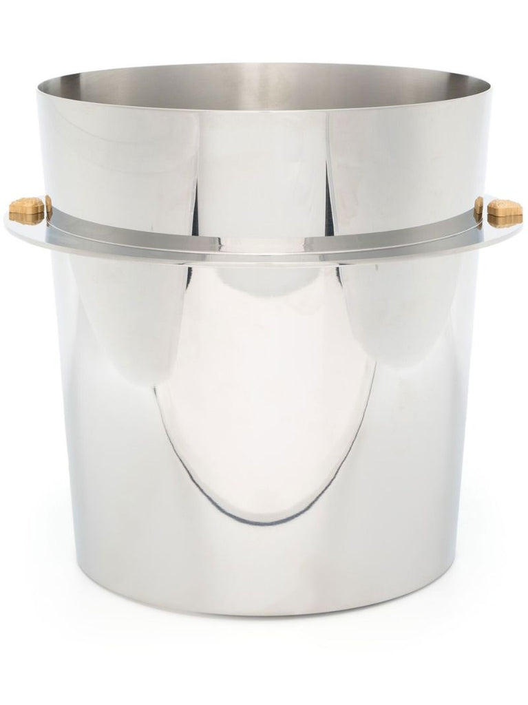 Silver Medusa Emblem Champagne Bucket