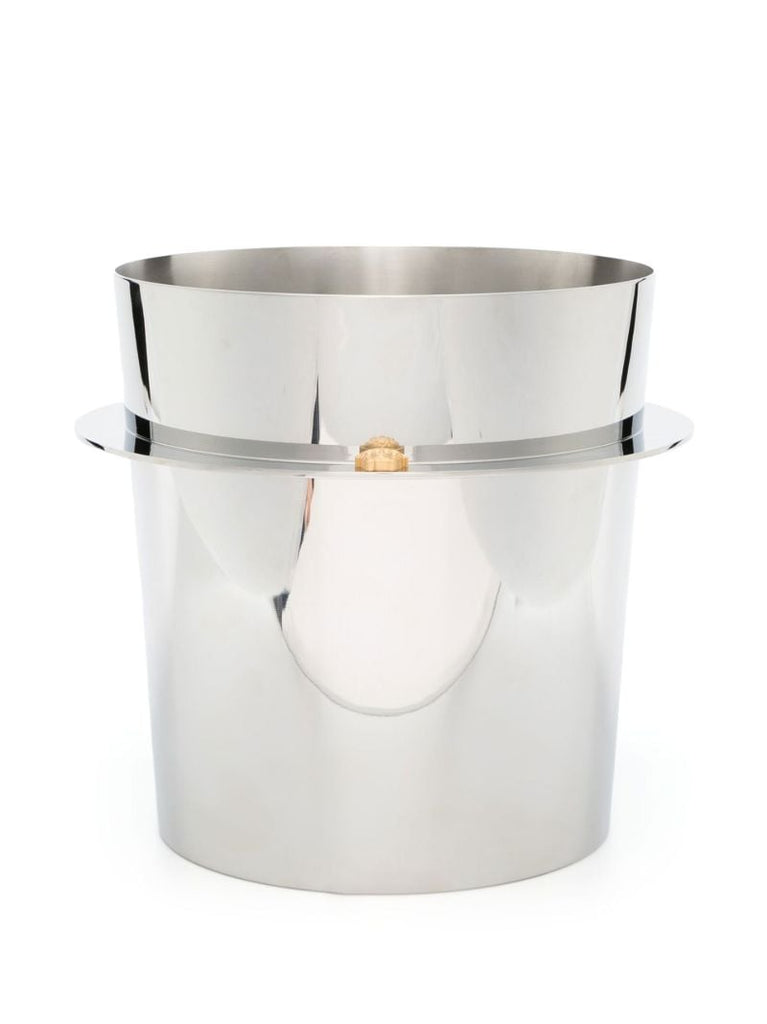 Silver Medusa Emblem Champagne Bucket