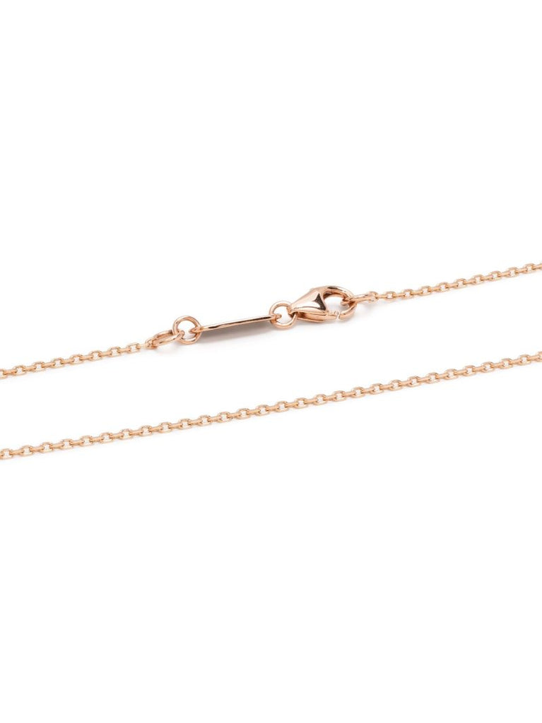 18kt Rose Gold Princess Rainbow Mini Sapphire Cascade Necklace