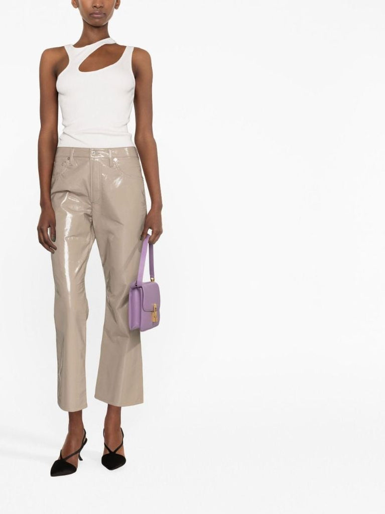 Grey Athena Asymmetric Vest Top