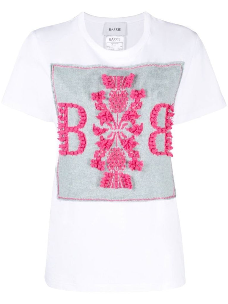White 3d Logo Cotton T-shirt