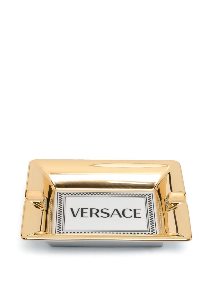 Gold-tone Medusa Rhapsody Ash Tray